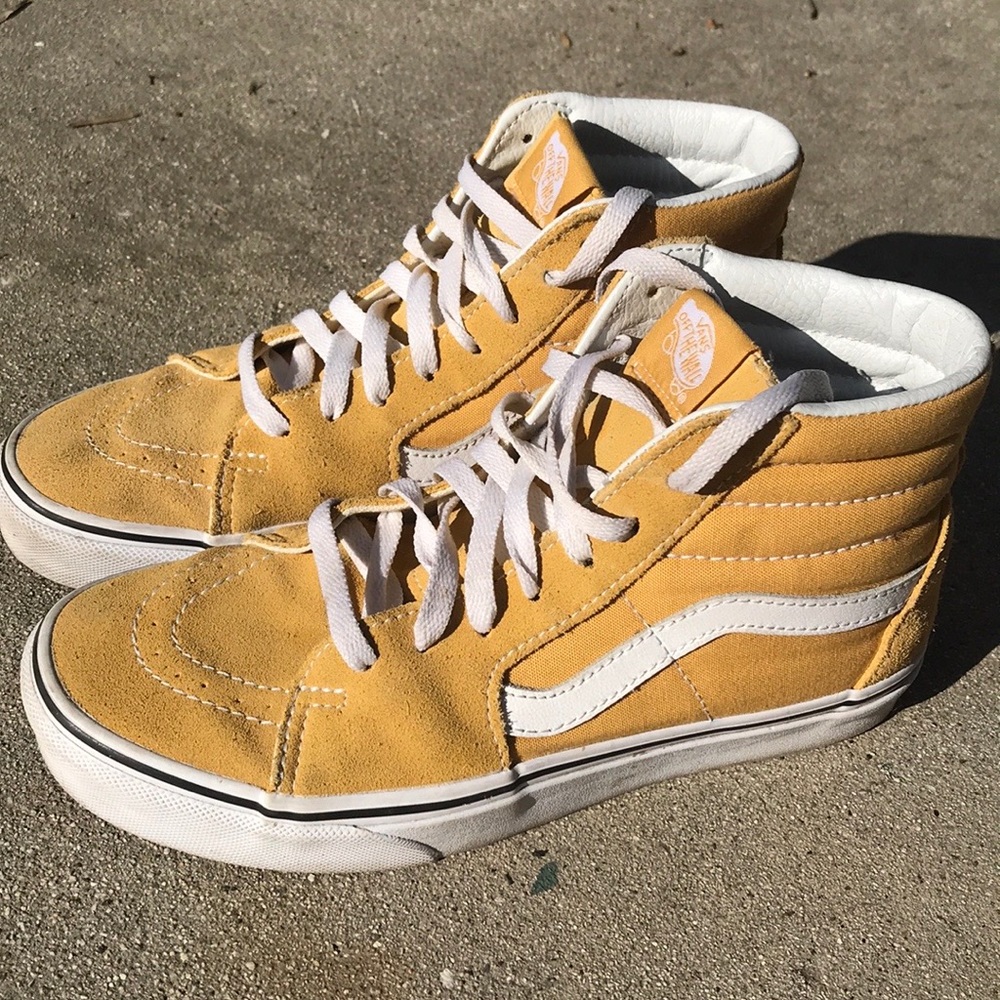Mustard High top Vans